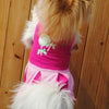 Skirt Stripe Candy Color Pet  Dress Clothes